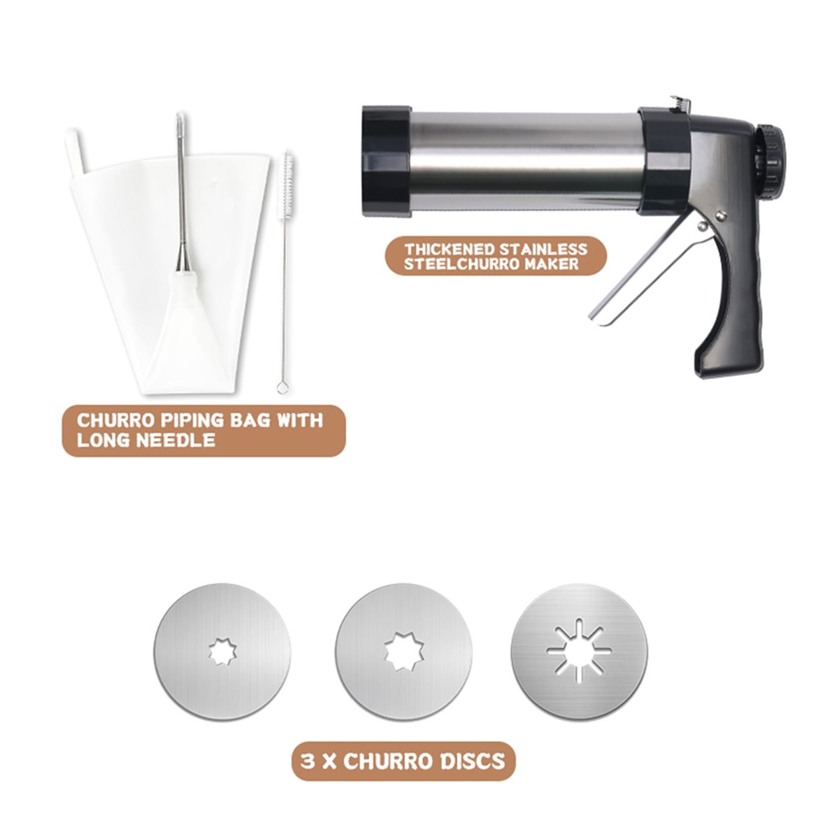 Kitchen Gadgets In Spanish - Macchina per Churros A24I, per Bastoncini