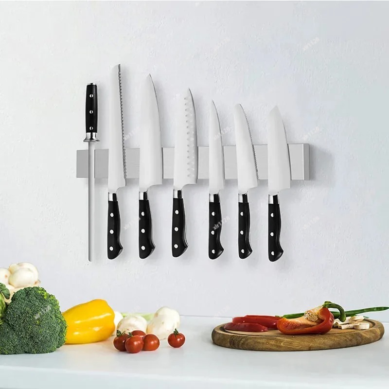 Magnetic Knife Strip - Portacoltelli Magnetico da Parete in Acciaio