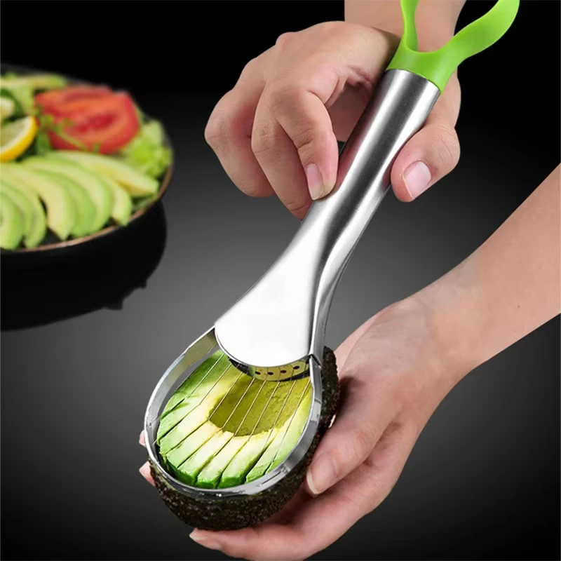 Avocado Slicer Tool - Affettatrice per avocado in acciaio inossidabile