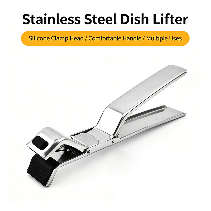 Kitchen Gadgets And Utensils - Pinza Antiscottatura in Acciaio Inox con