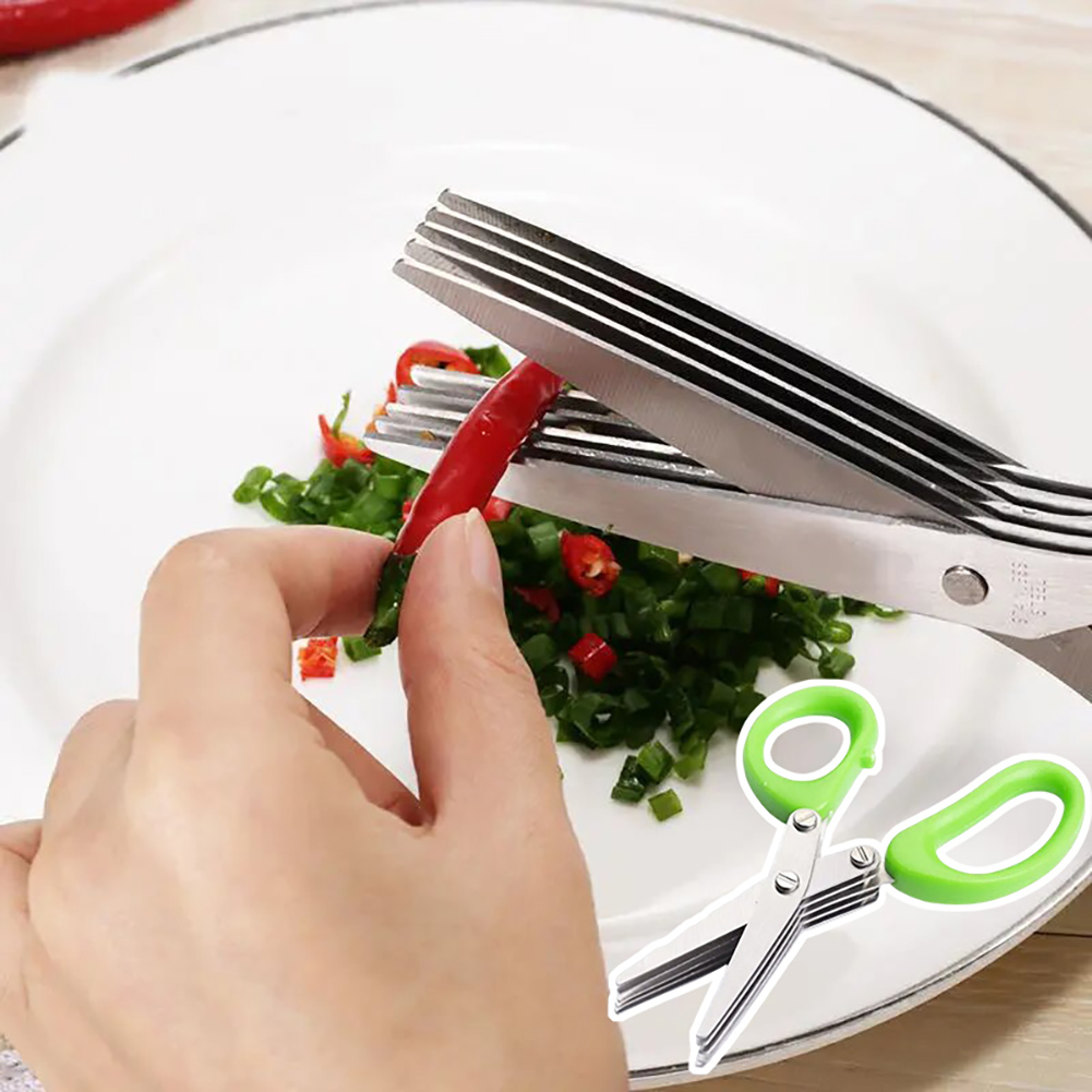 Forbici per erbe aromatiche in - Herb Scissors 5 Blade recensione e prezzo