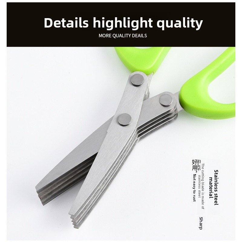 Forbici da Cucina in Acciaio I - Herb Scissors 5 Blade recensione e prezzo