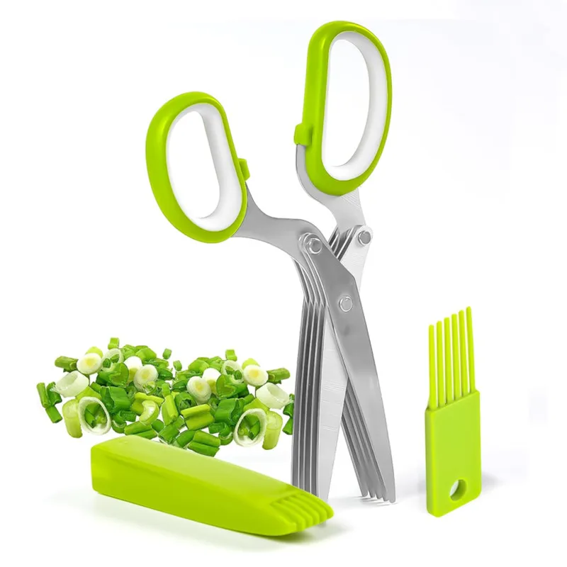 Forbici per Erbe in Acciaio In - Herb Scissors 5 Blade recensione e prezzo